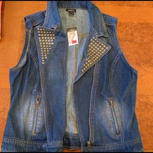 denim vest